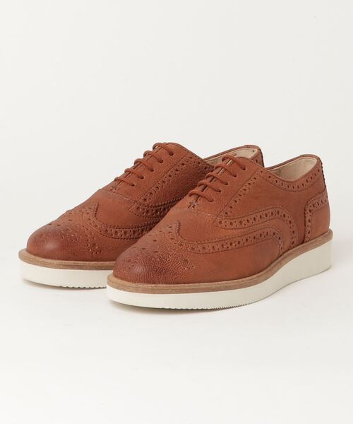 【海外限定】 【ネット限定】Baille ドレスシューズ シューズ Brogue バリーブローグ(タンレザー) / パンプス 【海外限定】 【ネット限定】Baille ドレスシューズ シューズ Brogue バリーブローグ(タンレザー) / パンプス