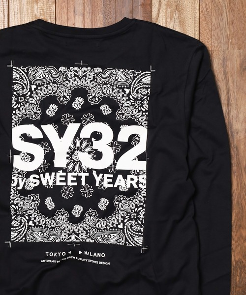 SWEET by SY32 LOGO CIRCLE 大きいサイズ tシャツ Tシャツ SY32 by 