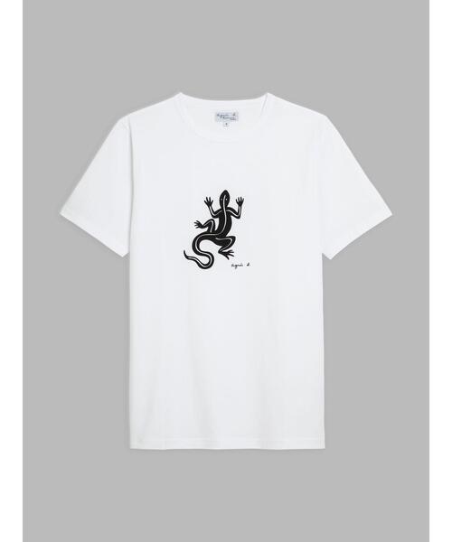 agnes b.（アニエスベー） tシャツ 半袖 Tシャツ ”Lezard メンズ