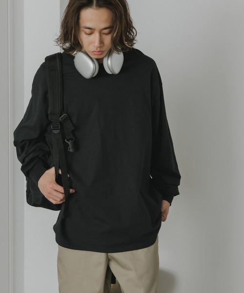 GILDAN ブラック ロングスリーブ Tシャツ　クリスタルレイク ブレイズマインド ロングスリーブTシャツ – EGOZARU ONLINE