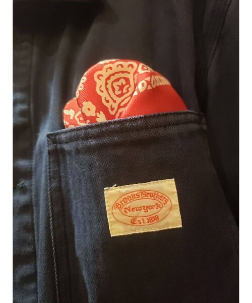 Brooks Brothers スカーフ ペイズリー柄　新品！半額！ BROOKS BROTHERS（ブルックスブラザーズ） スカーフ バンダナ GF