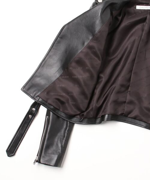 レディース ジャケット ライダースジャケット LAMBSKIN BIKER JACKET｜zozo｜08