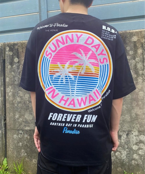 tシャツ Tシャツ メンズ 韓国 ファッション ストリート ブランド SUNNY DAY PRINT TEE メンズ レディース ユニセックス｜zozo