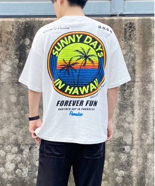 tシャツ Tシャツ メンズ 韓国 ファッション ストリート ブランド SUNNY DAY PRINT TEE メンズ レディース ユニセックス｜zozo｜07