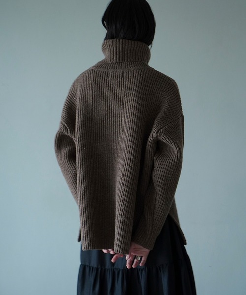 CLANE ニット セーター 「CLANE(クラネ)」2WAY NECK WARMER KNIT