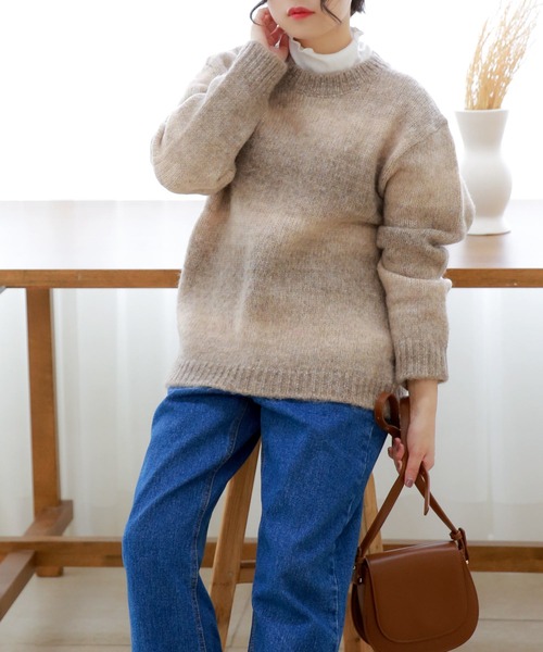 Isn't She？（イズントシー） ニット セーター グラデーションニット