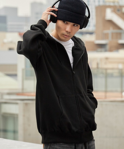 STRAIGHT EDGE パーカー CROSS & STITCH パーカー CROSS＆STITCH/クロスアンドステッチ