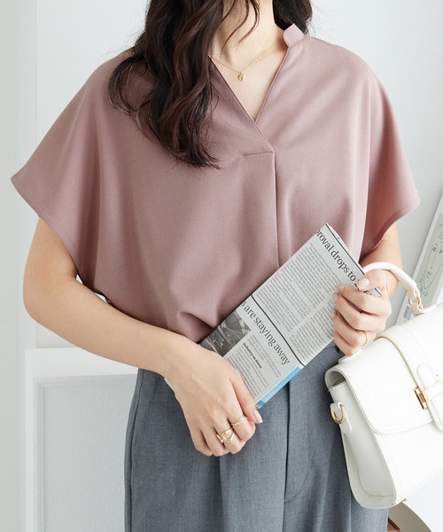 alotta（アロッタ） ブラウス シャツ サラリとした素材感×ゆるっと上品