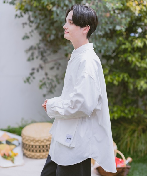 JINCL（ジンクル） シャツ flap pocket oxford shirts メンズ