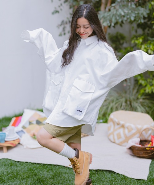 JINCL（ジンクル） シャツ flap pocket oxford shirts メンズ
