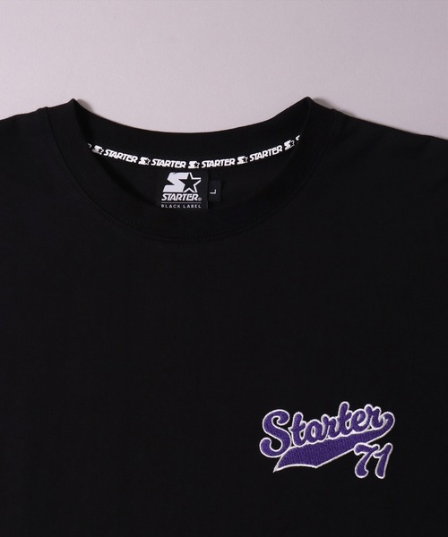 Starter ブラックラベル ユニフォーム 黒 STARTER BLACK LABEL（スターターブラックレーベル） tシャツ (YO