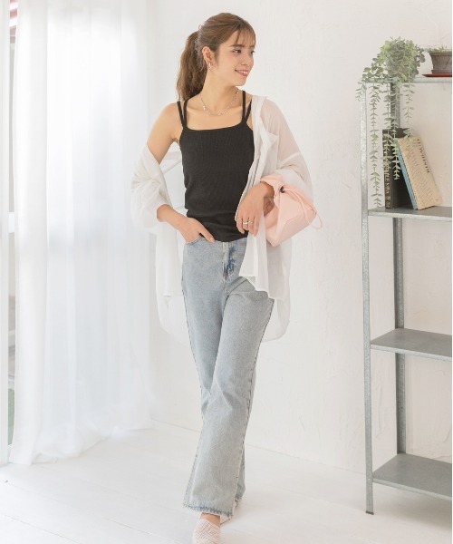 ad thie（アドティエ） キャミソール ダブルストラップ バッククロス