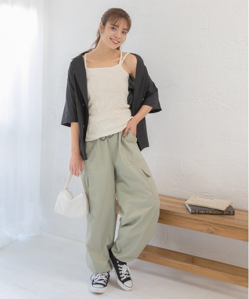 ad thie（アドティエ） キャミソール ダブルストラップ バッククロス