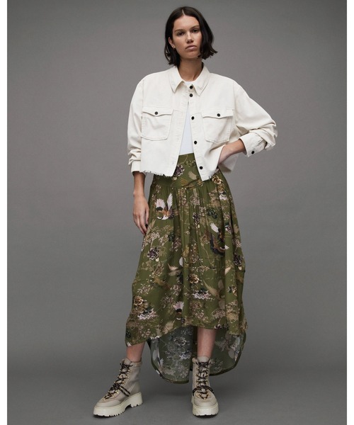 ブラウス シャツ ZIVA CORDUROY SHIRT JACKET | ZIVA コーデュロイ シャツ ジャケット レディース ALLSAINTS ブラウス シャツ ZIVA CORDUROY SHIRT JACKET