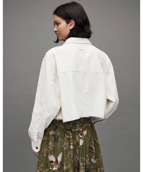 ブラウス シャツ ZIVA CORDUROY SHIRT JACKET | ZIVA コーデュロイ シャツ ジャケット レディース ALLSAINTS ブラウス シャツ ZIVA CORDUROY SHIRT JACKET