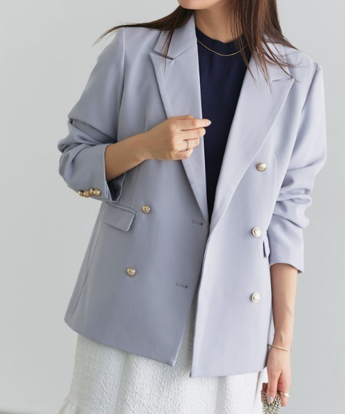 Pierrot（ピエロ） ジャケット テーラードジャケット ダブルボタン