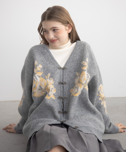 DAIRIKU Flower Children カーディガン グレー DAIRIKU Flower Children カーディガン グレー メンズ