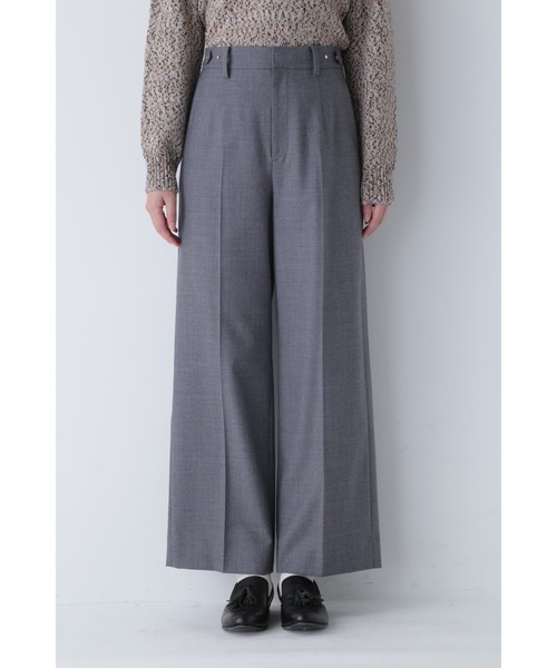 ネミカ NEMIKA ワイドパンツ イージー ウエストゴム ストレッチ 花柄