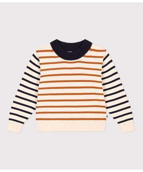 PETIT BATEAU（プチバトー） ニット セーター マリニエールニットプル 