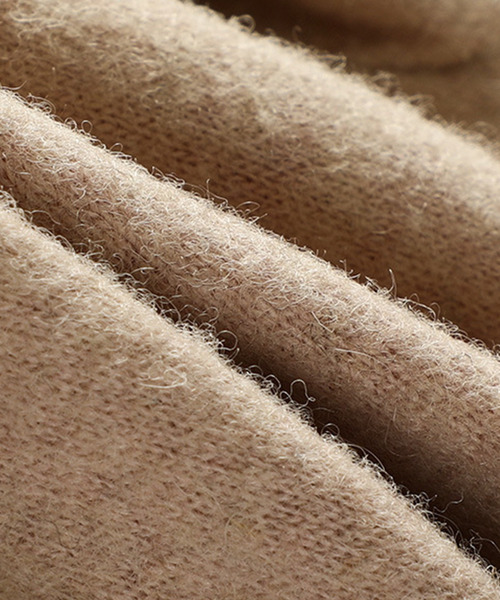 DAY CLOSET 手袋 レディース 裏起毛ステッチ風バイカラーリブ手袋