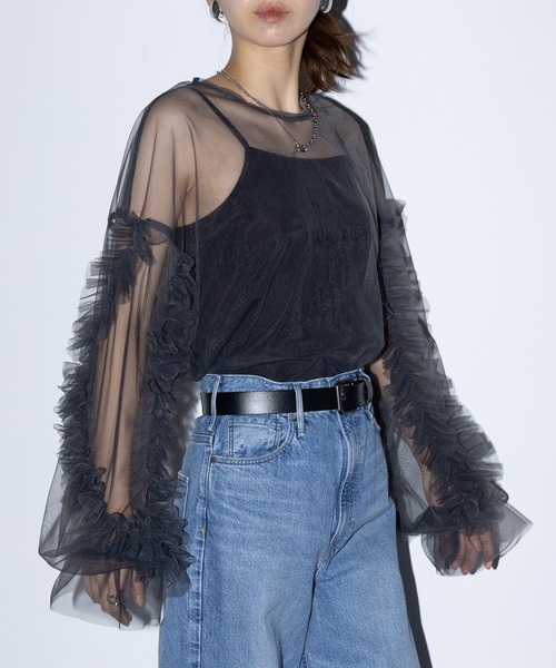 MAISON BREEZE reveur ブラウス シャツ 「MAISON reveur」frill