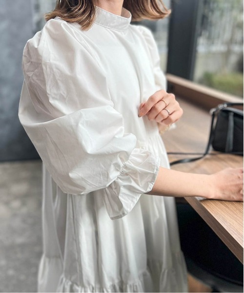 ワンピース 「Ranさん×midopeiさんコラボ」ティアードギャザー