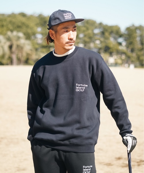 トレーナー スウェット 「Fortune Island Golf」Logo Crewneck Sweat/スウェットトレーナー メンズ レディース_3