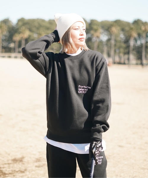 トレーナー スウェット 「Fortune Island Golf」Logo Crewneck Sweat/スウェットトレーナー メンズ レディース_1