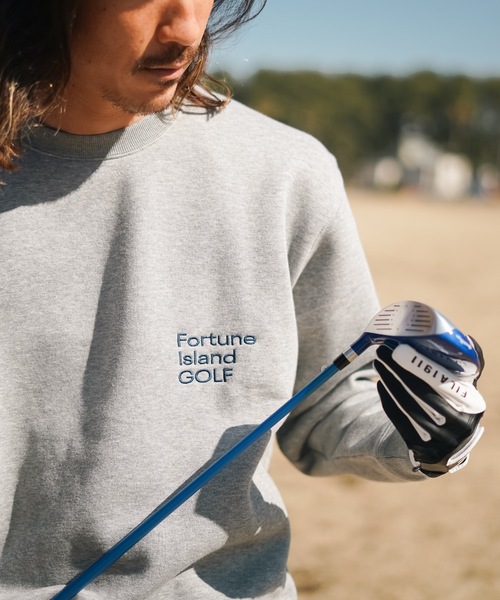 トレーナー スウェット 「Fortune Island Golf」Logo Crewneck Sweat/スウェットトレーナー メンズ レディース_14