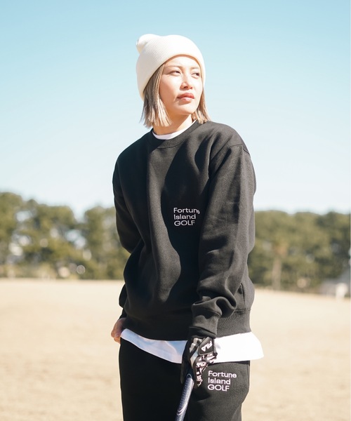 トレーナー スウェット 「Fortune Island Golf」Logo Crewneck Sweat/スウェットトレーナー メンズ レディース_7