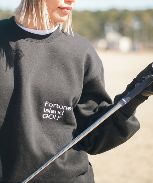 トレーナー スウェット 「Fortune Island Golf」Logo Crewneck Sweat/スウェットトレーナー メンズ レディース_10