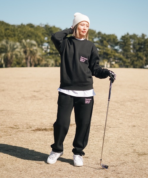 トレーナー スウェット 「Fortune Island Golf」Logo Crewneck Sweat/スウェットトレーナー メンズ レディース_5