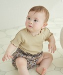 ベビー服 「ベビー」リボン付き コットン 配色...の詳細画像2