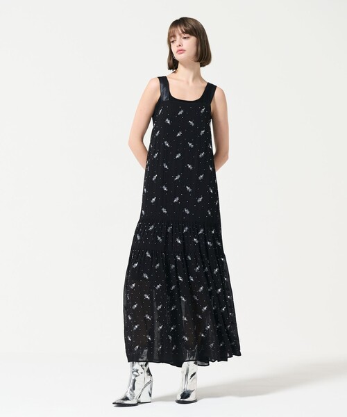 グレースコンチネンタル花柄ノースリーブロングワンピース GRACE CONTINENTAL（グレースコンチネンタル） ワンピース フラワー