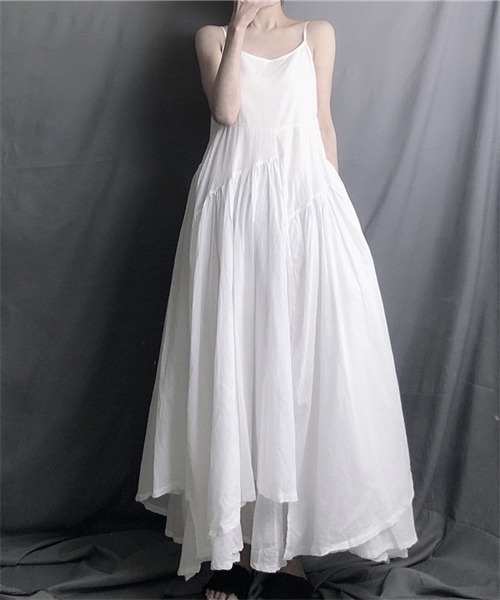 COMMEdesGARCONS アシンメトリーワンピース Dream garden ワンピース アシンメトリーキャミワンピース