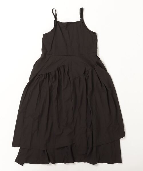 CARVEN ☆ ノースリーブ アシンメトリー ワンピース ブラック CARVEN ☆ ノースリーブ アシンメトリー ワンピース ブラック
