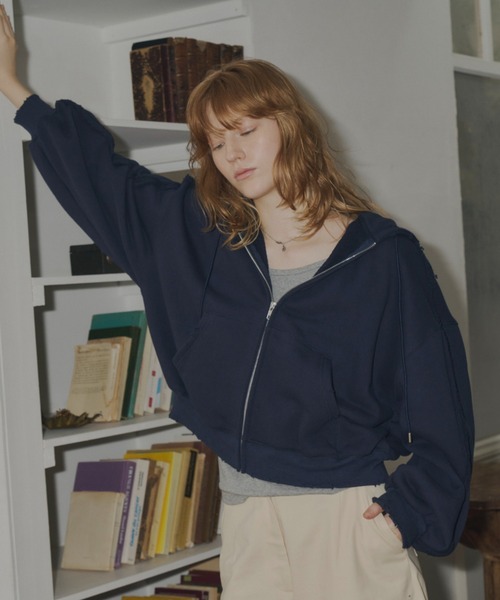 GIUNON パーカー heavy weight damage hoodie / ヘビーウェイト