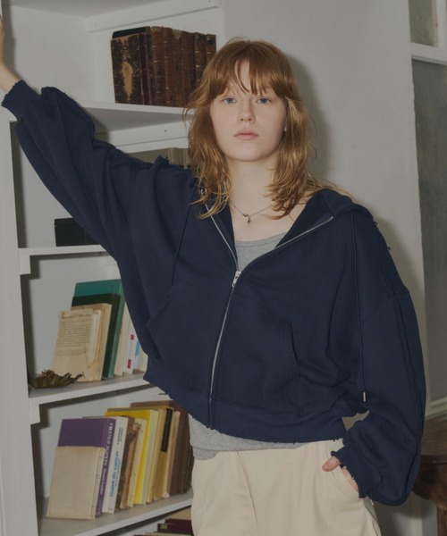 GIUNON パーカー heavy weight damage hoodie / ヘビーウェイト 