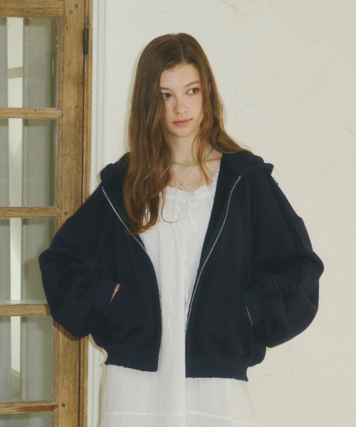 GIUNON パーカー heavy weight damage hoodie / ヘビーウェイト