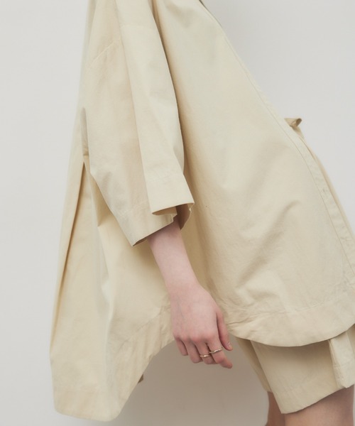 HANNE ブラウス シャツ ハーフスリーブシャツセットアップ