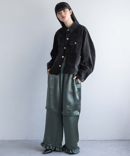 〈21SS〉WELLDER ウェルダー　バーンコート カバーオールジャケット 21SS〉WELLDER ウェルダー バーンコート カバーオールジャケット