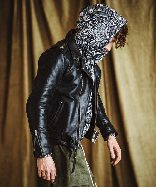 NO ID.（ノーアイディー） パーカー 「NO ID.」Pattern Print Big