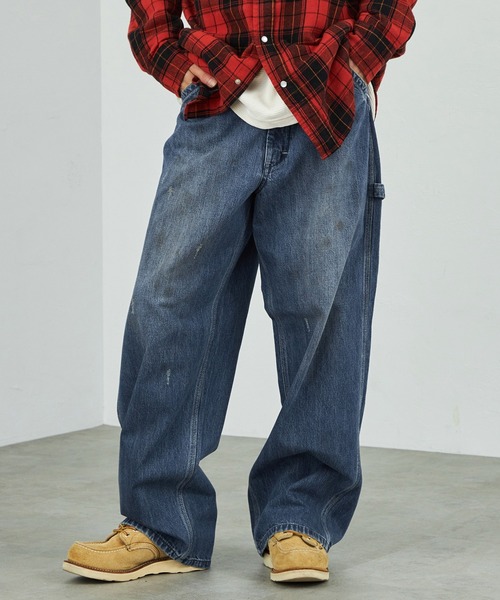 90s Lee リー denim painter pants Lee ジーンズ Lee/リー DUNGAREES VINTAGE PAINTER PANTS メンズ