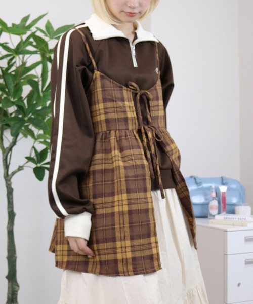 ALMO チュニック チェックキャミチュニック(se) : ZOZOTOWN Yahoo!店