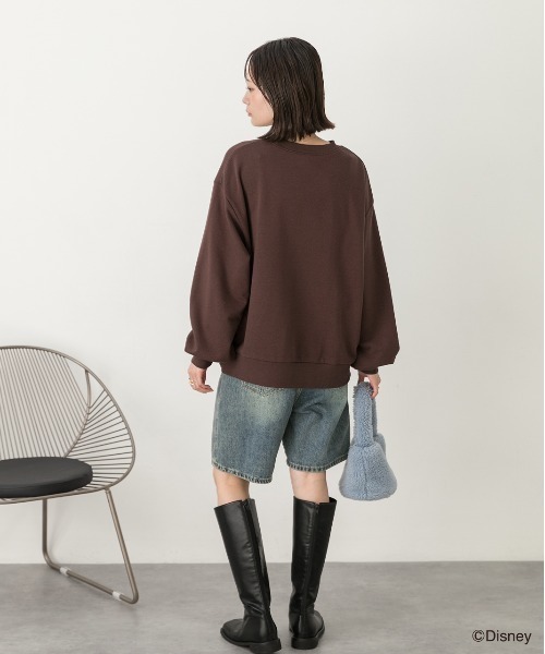 Disney（ディズニー） トレーナー スウェット 「Mickey Mouse」裏毛