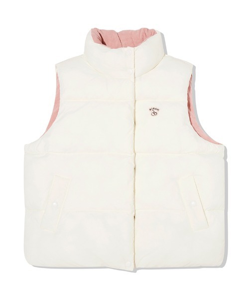 人気☆【KIRSH】☆CHERRY REVERSIBLE PADDING VES.T KA☆ベスト 人気☆【KIRSH】☆CHERRY REVERSIBLE PADDING VES.T KA☆ベスト