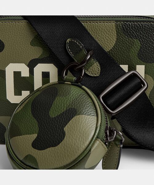 COACH ショルダーバッグ チャーター クロスボディ 19・カモ