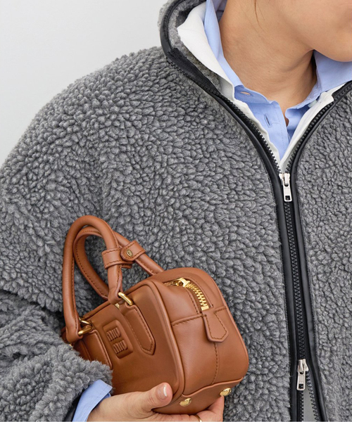 値下げ！CALUX ボンバージャケット CALUX ブルゾン アウター BOA ZIP ジャケット レディース