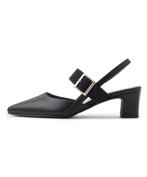 【新品】ESPERANZA スリングバックミュールパンプス アイボリー Mサイズ ESPERANZA パンプス スリングバックミュールパンプス : ZOZOTOWN