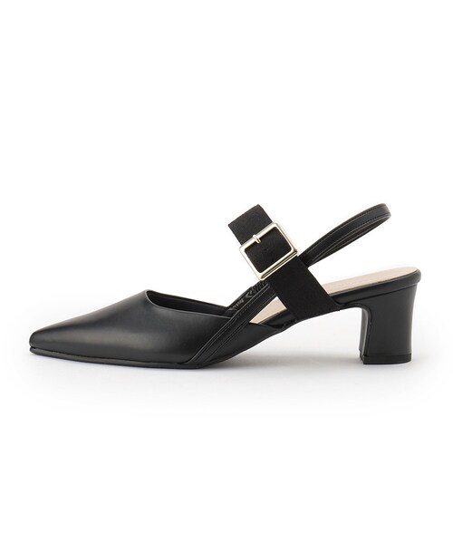 ESPERANZA パンプス スリングバックミュールパンプス : ZOZOTOWN
